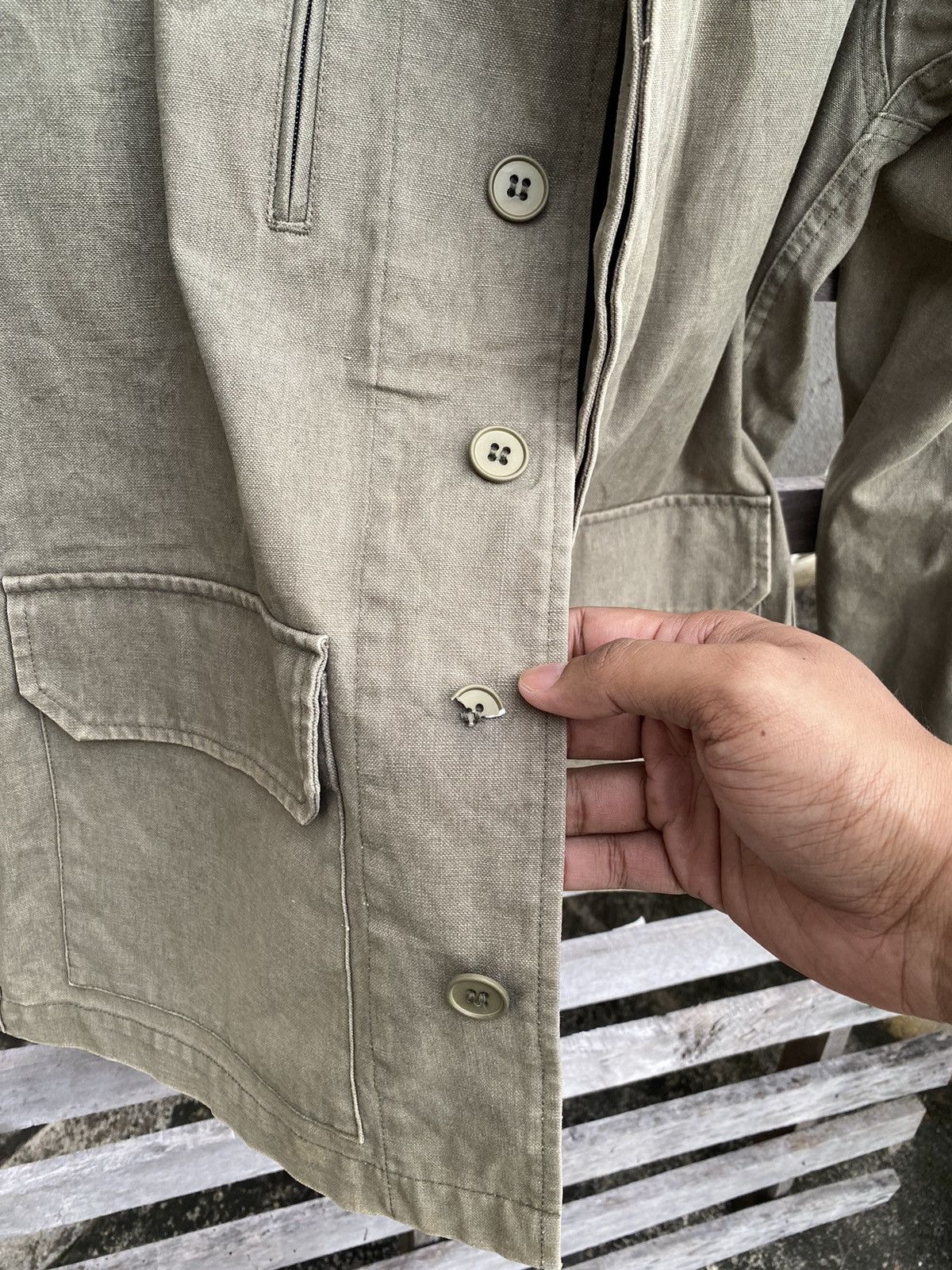 A.P.C. Vintage A.P.C Military Jacket - army green Size M / US 6-8 / IT 42-44 - 13 Thumbnail