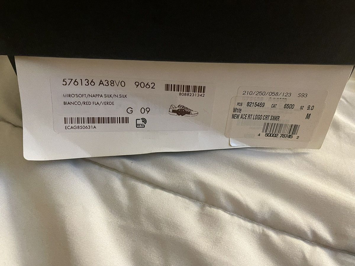 Gucci Gucci ace logo sneaker Size US 9 / EU 42 - 7 Thumbnail
