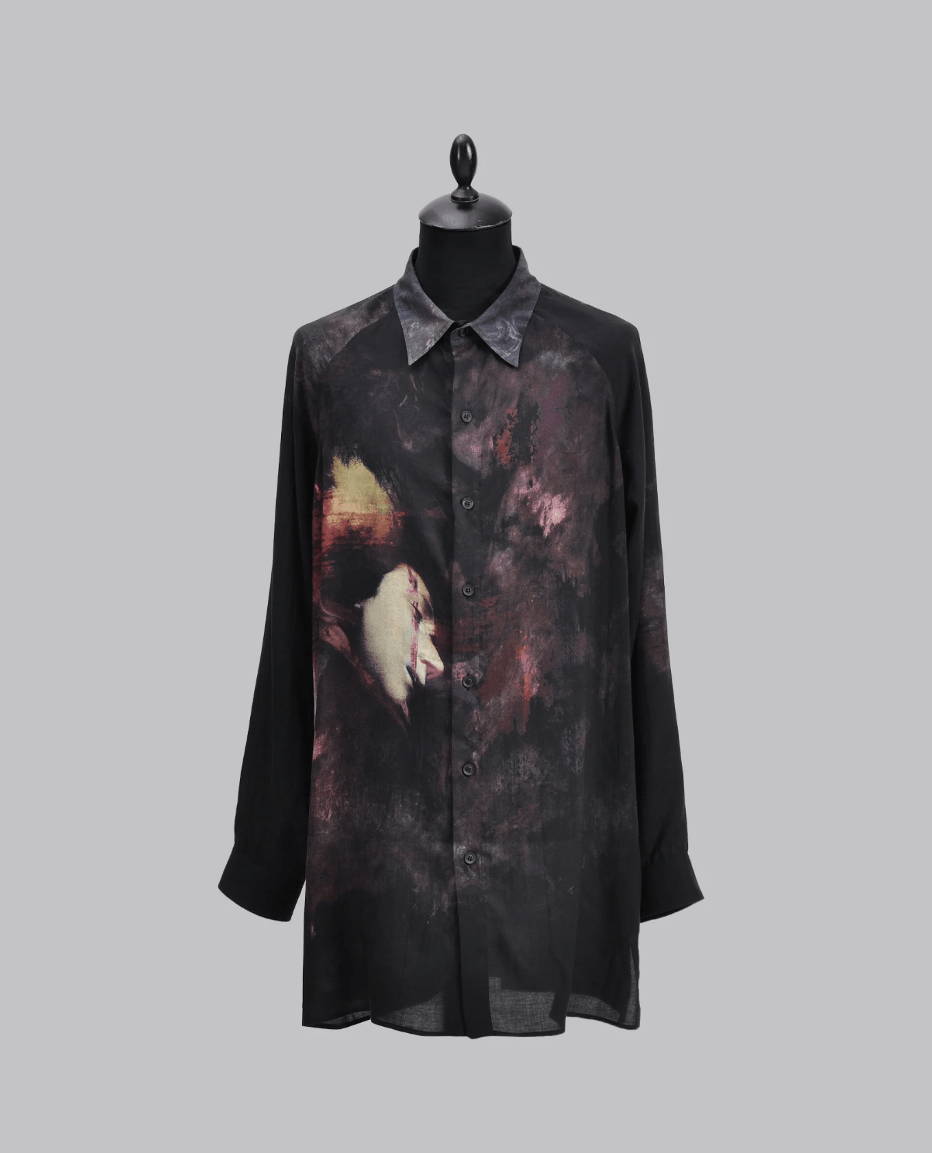 Yohji Yamamoto Yohji Yamamoto Pour Homme - Printed side gusset Blouse Size US L / EU 52-54 / 3 - 3 Thumbnail