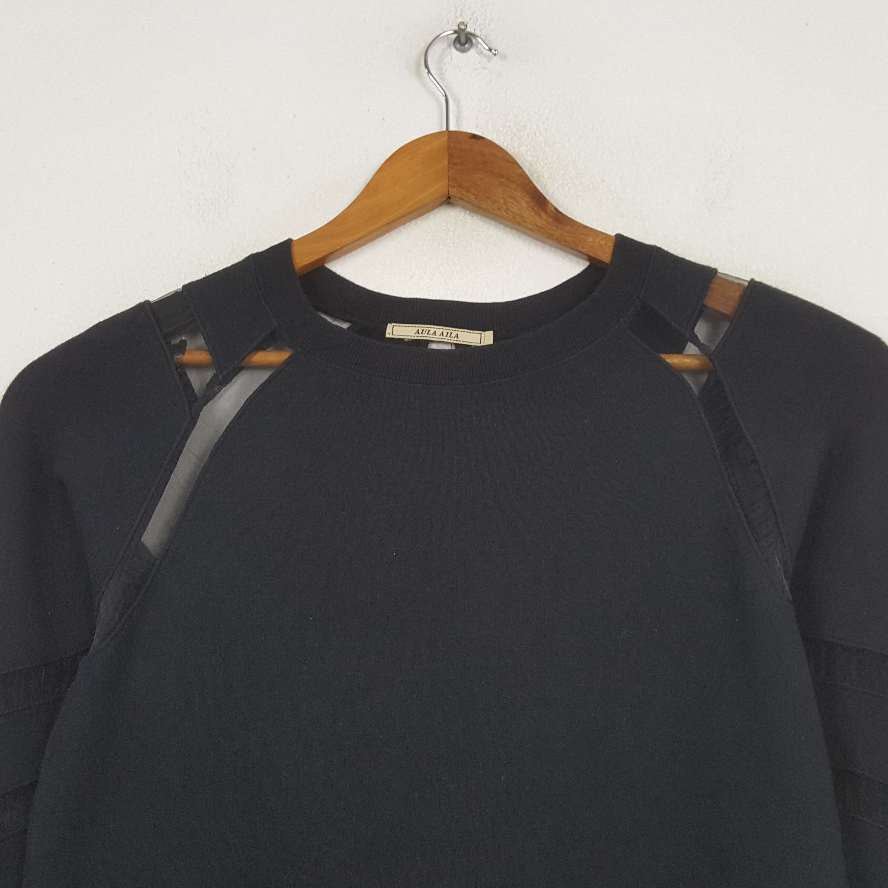 Designer × Japanese Brand Vintage AULA AILA Japanese Brand Sweatshirt C296N11 Size US S / EU 44-46 / 1 - 2 Thumbnail