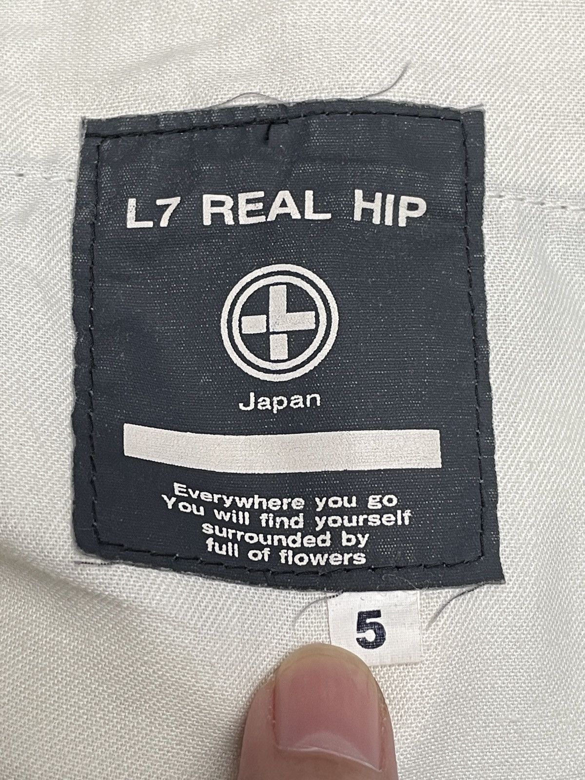 If Six Was Nine × L7 Real Hip × Le Grande Bleu (L.G.B.) Rare Design Vintage Japanese Brand L7 Real Hip Jeans 2000s Size US 31 - 11 Thumbnail