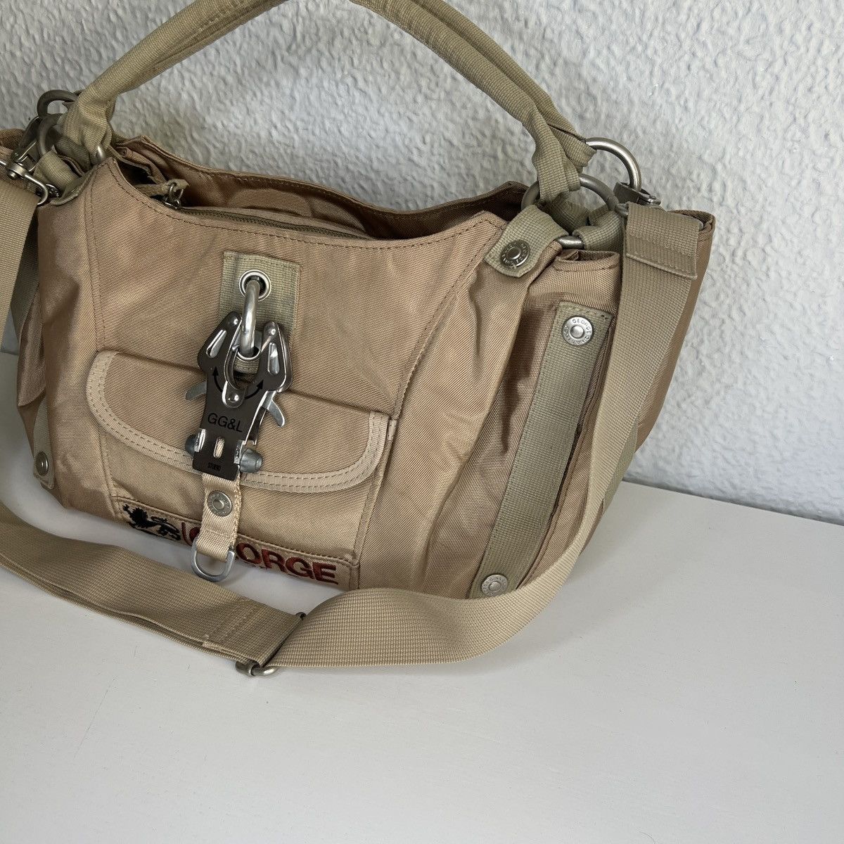 George Gina & Lucy George Gina Lucy GGL Shoulder Crossbody Vintage Bag Beige Size ONE SIZE - 3 Thumbnail