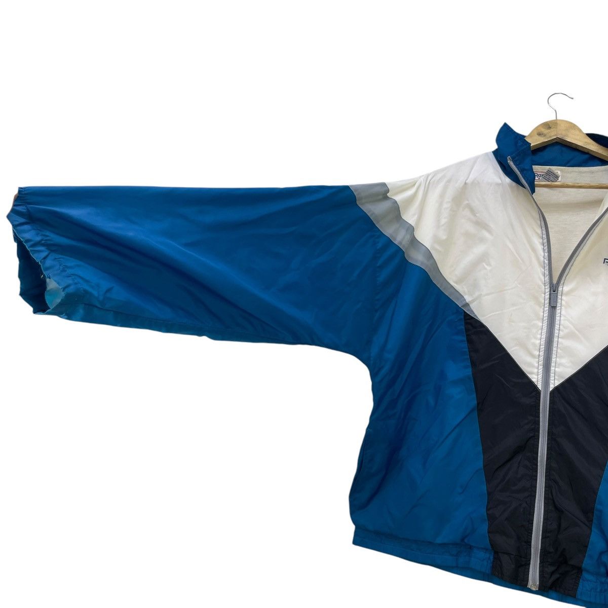 Reebok 💥Vintage Reebok V Shape Pattern Light Jacket Size US L / EU 52-54 / 3 - 3 Thumbnail