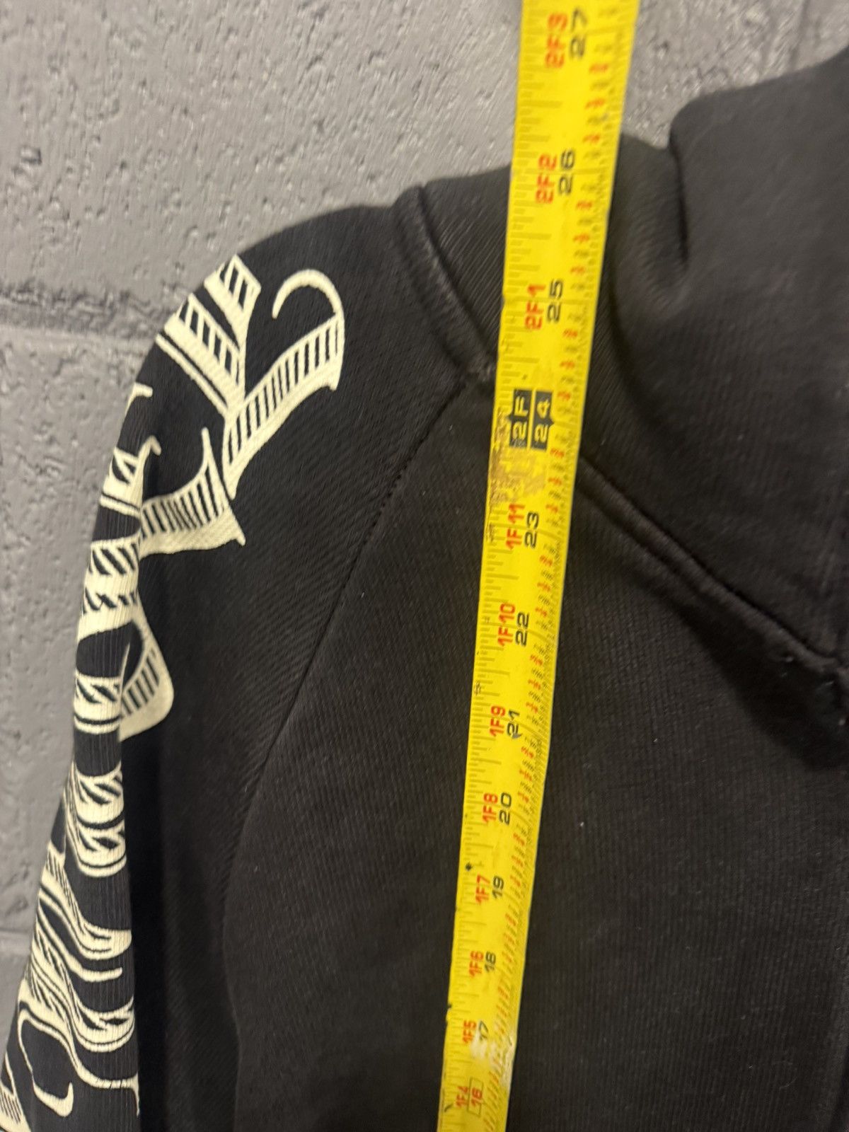 Other Never Angel Logo Full Zip in Washed Black Size US M / EU 48-50 / 2 - 7 Thumbnail