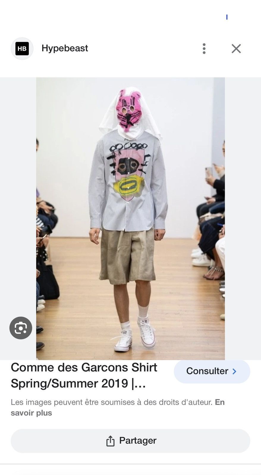 Comme des Garcons SHIRT Comme des Garçons Mask sample shirt Size US M / EU 48-50 / 2 - 7 Thumbnail