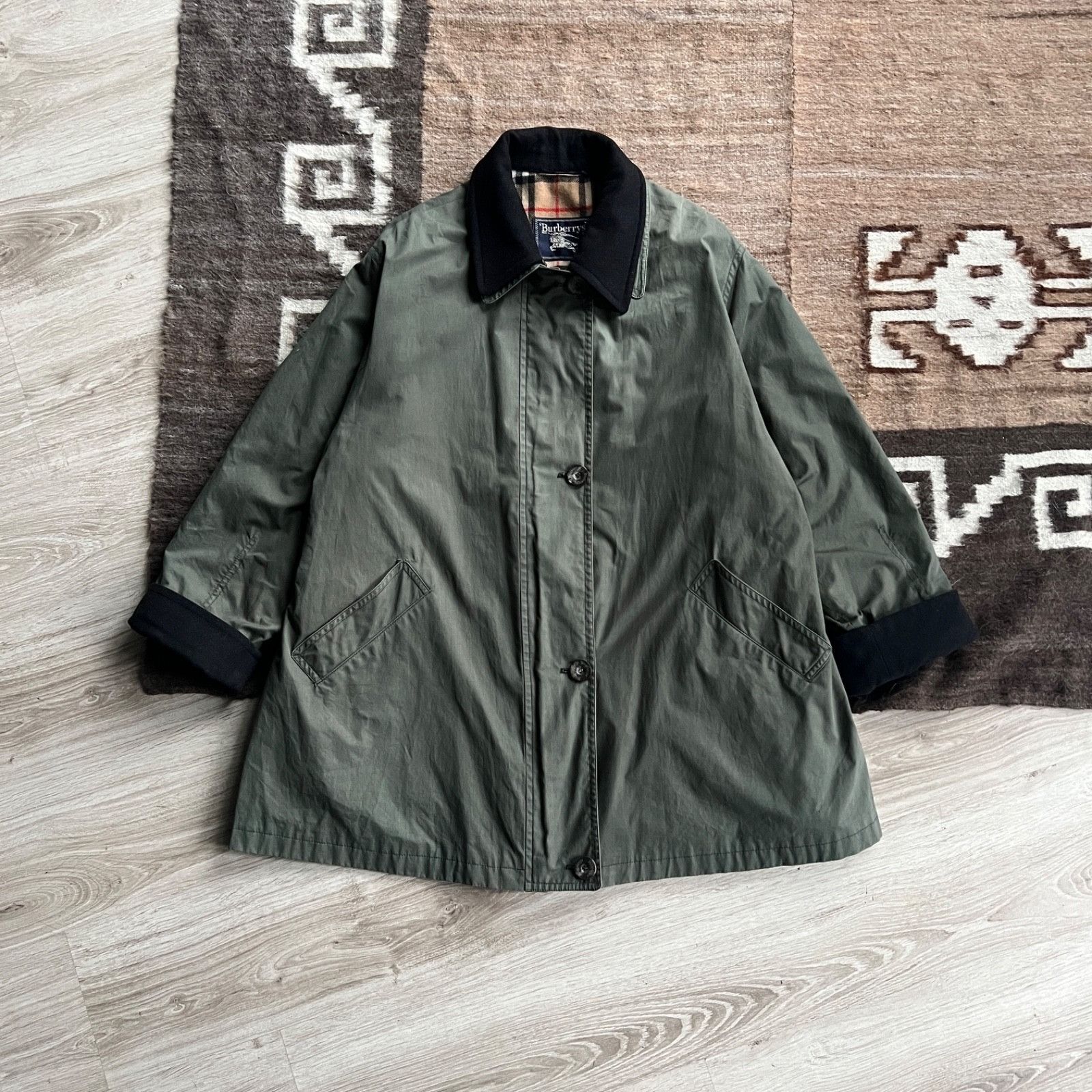 Burberry Burberrys Vintage Jacket Nova Check Lined Classic 9763AC Size XXL / US 16-18 / IT 52-54 - 2 Thumbnail