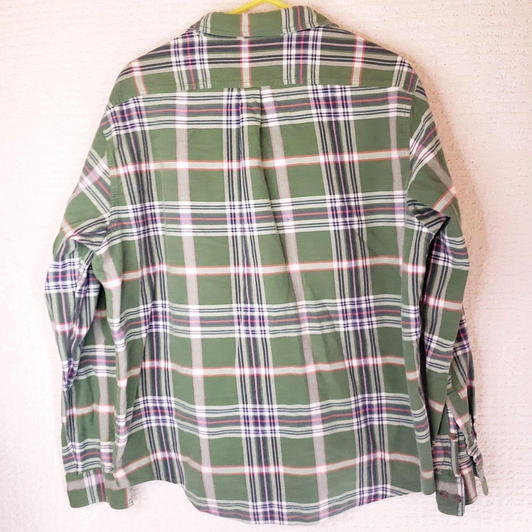Lands' End VINTAGE Lands' End Flannel Shirt Men's XL Green Plaid Check Outdoors 17-17.5 Question? Size US XL / EU 56 / 4 - 6 Thumbnail