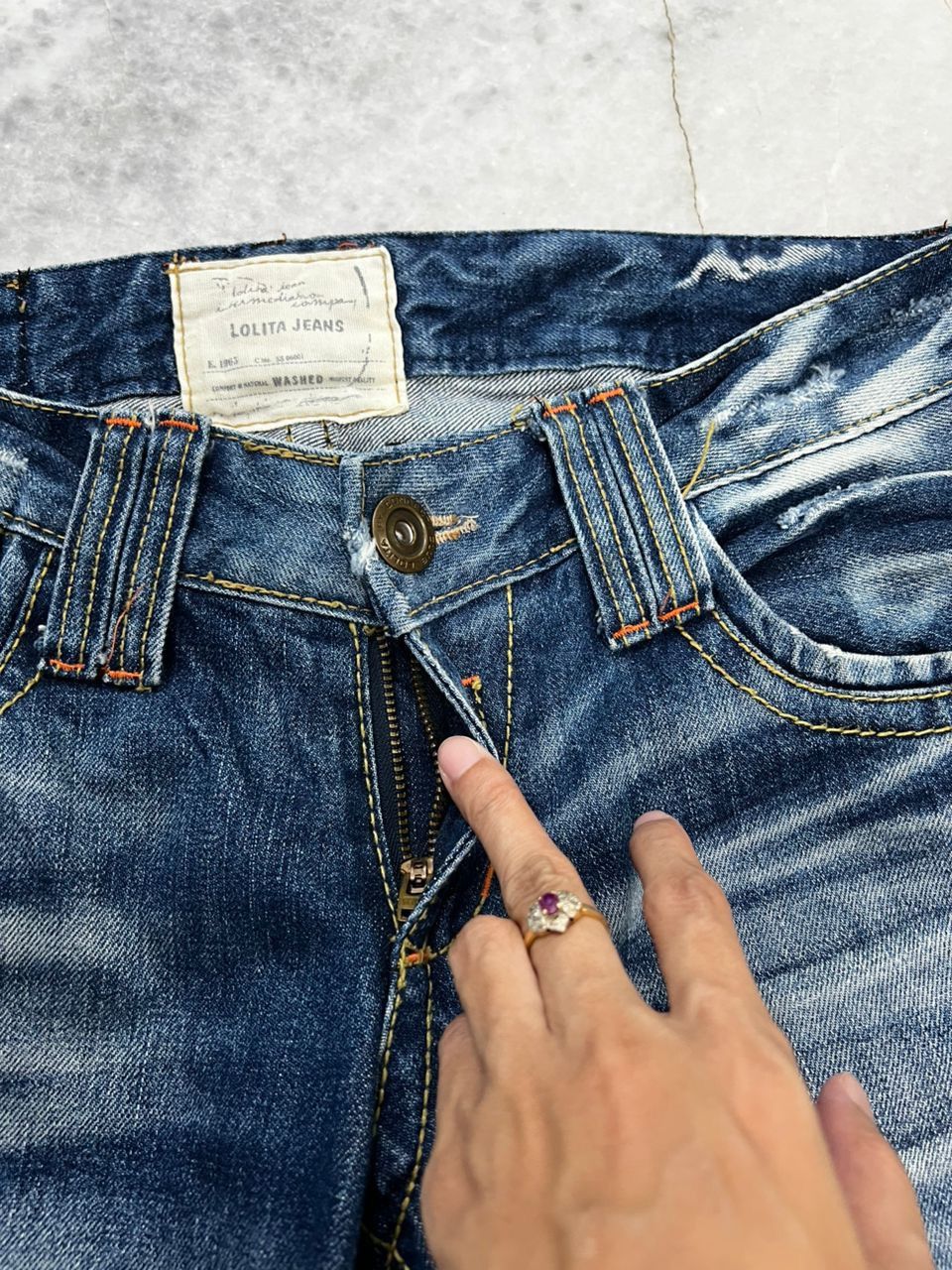 If Six Was Nine × Japanese Brand Rare 🔥 Yoshitomo Nara x Lolita Jeans Size US 35 - 12 Thumbnail