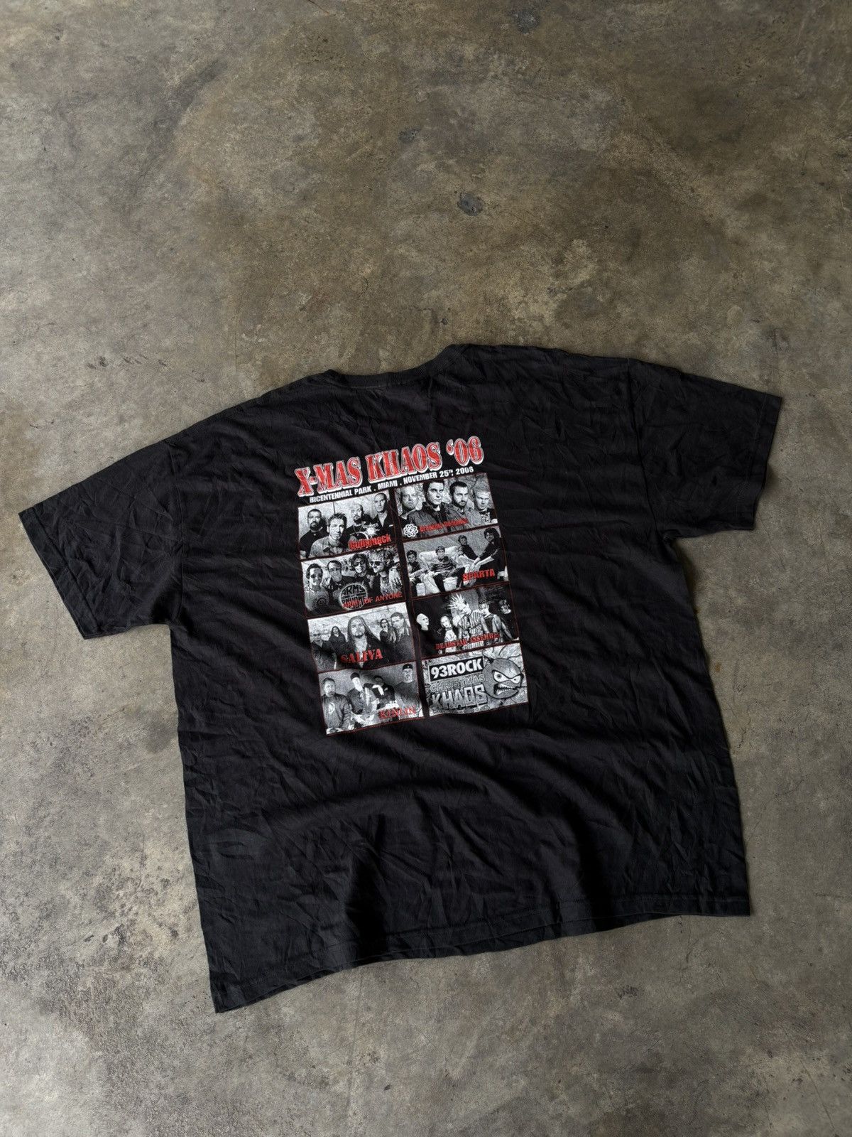 Band Tees Godsmack X-Mas Khaos 06’ Size US XL / EU 56 / 4 - 2 Thumbnail