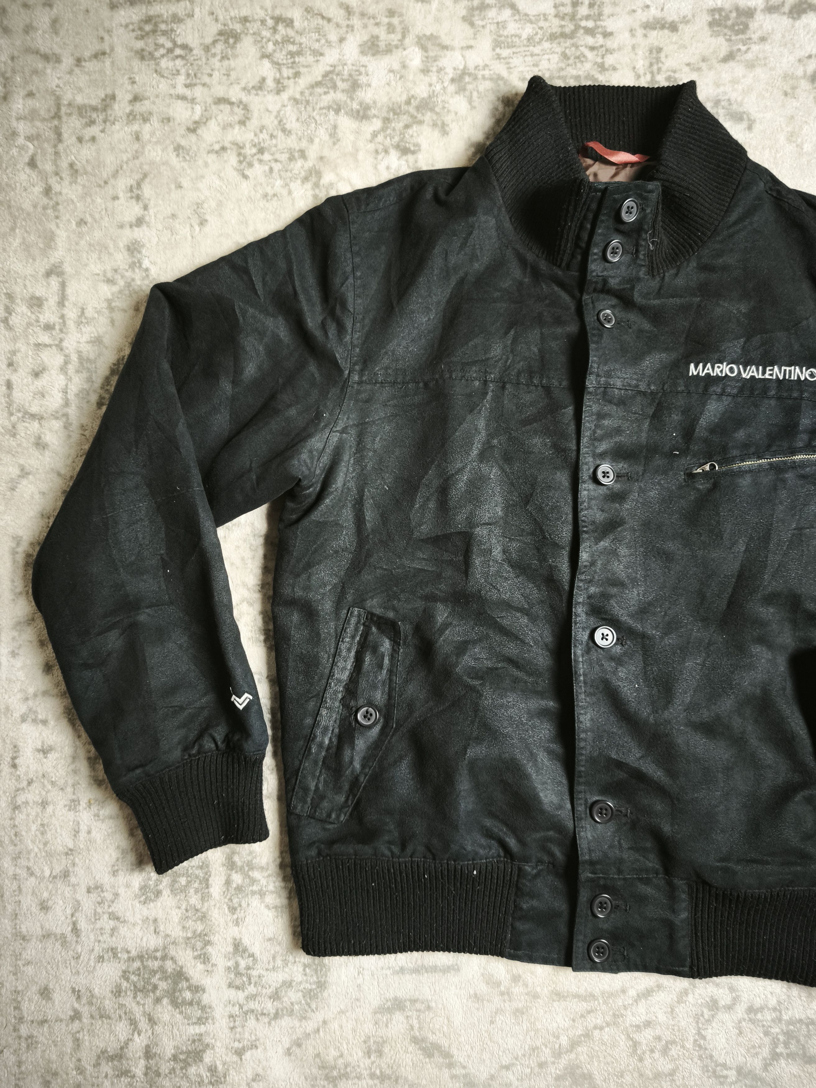 Mario Valentino Mario Valentino Flight Bomber Style Jacket Size US M / EU 48-50 / 2 - 2 Thumbnail