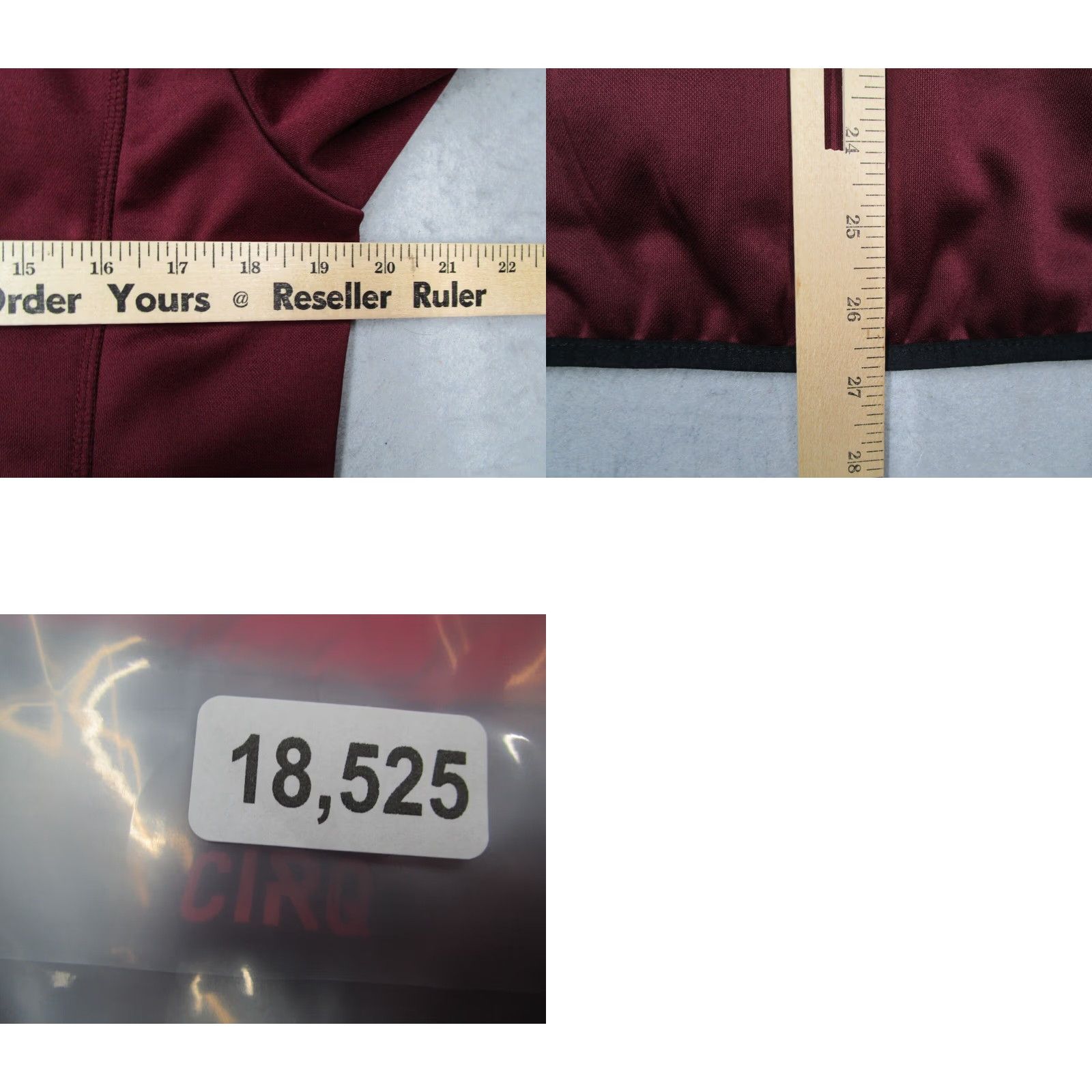 Vintage Cirq Womens Red Quilted Puffer Jacket Full Zip Down Gooses Down Insulated Lightweight Nylon Shell Size L / US 10 / IT 46 - 8 Thumbnail