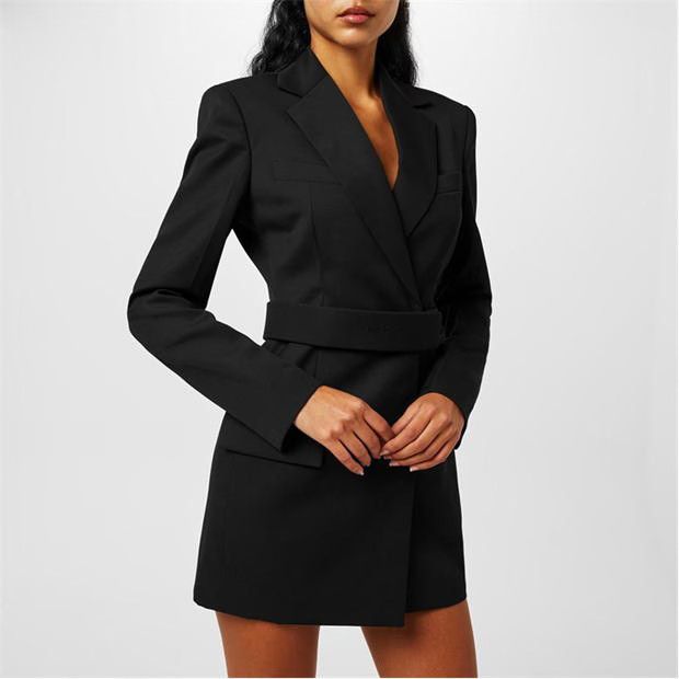 Alexander Wang o1g2r1mq0824 Tailored Blazer Dress in Black Size S / US 4 / IT 40 - 4 Thumbnail