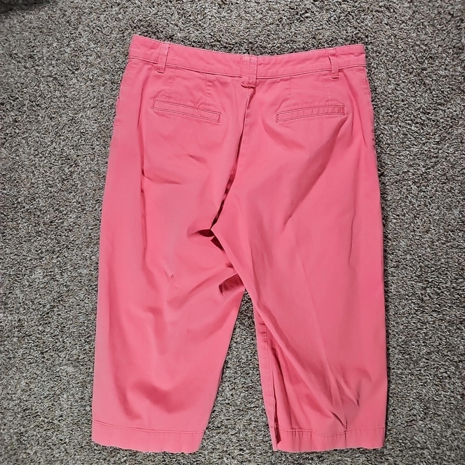 Lee LEE Just Below The Waist Pink Capri Pants Size 33" - 5 Thumbnail