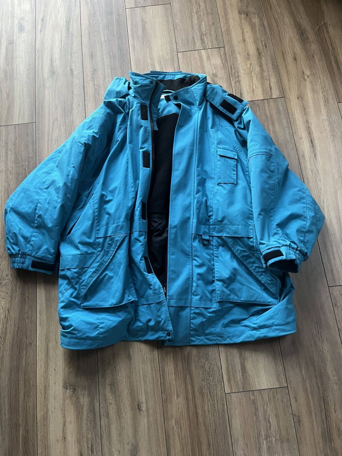 Balenciaga Balenciaga Oversize Blue parka | Grailed