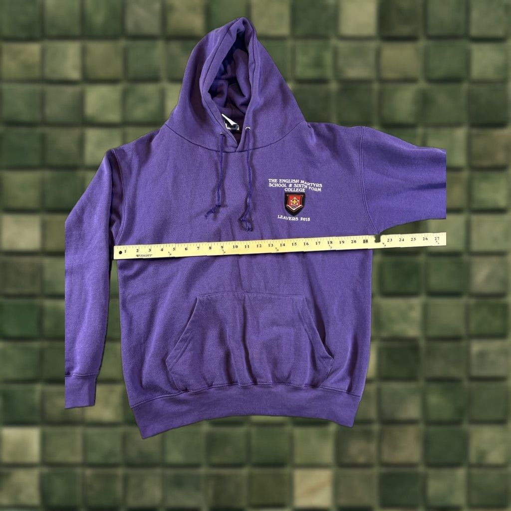 Vintage VINTAGE? The English Martyrs School & Sixth Form 2013 College Purple Hoodie Size M Size US M / EU 48-50 / 2 - 1 Thumbnail