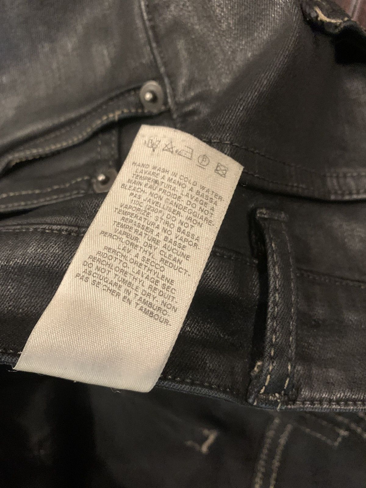 Rick Owens Drkshdw DRKSHDW Torrance Cut Waxed Denim Size US 32 / EU 48 - 9 Thumbnail
