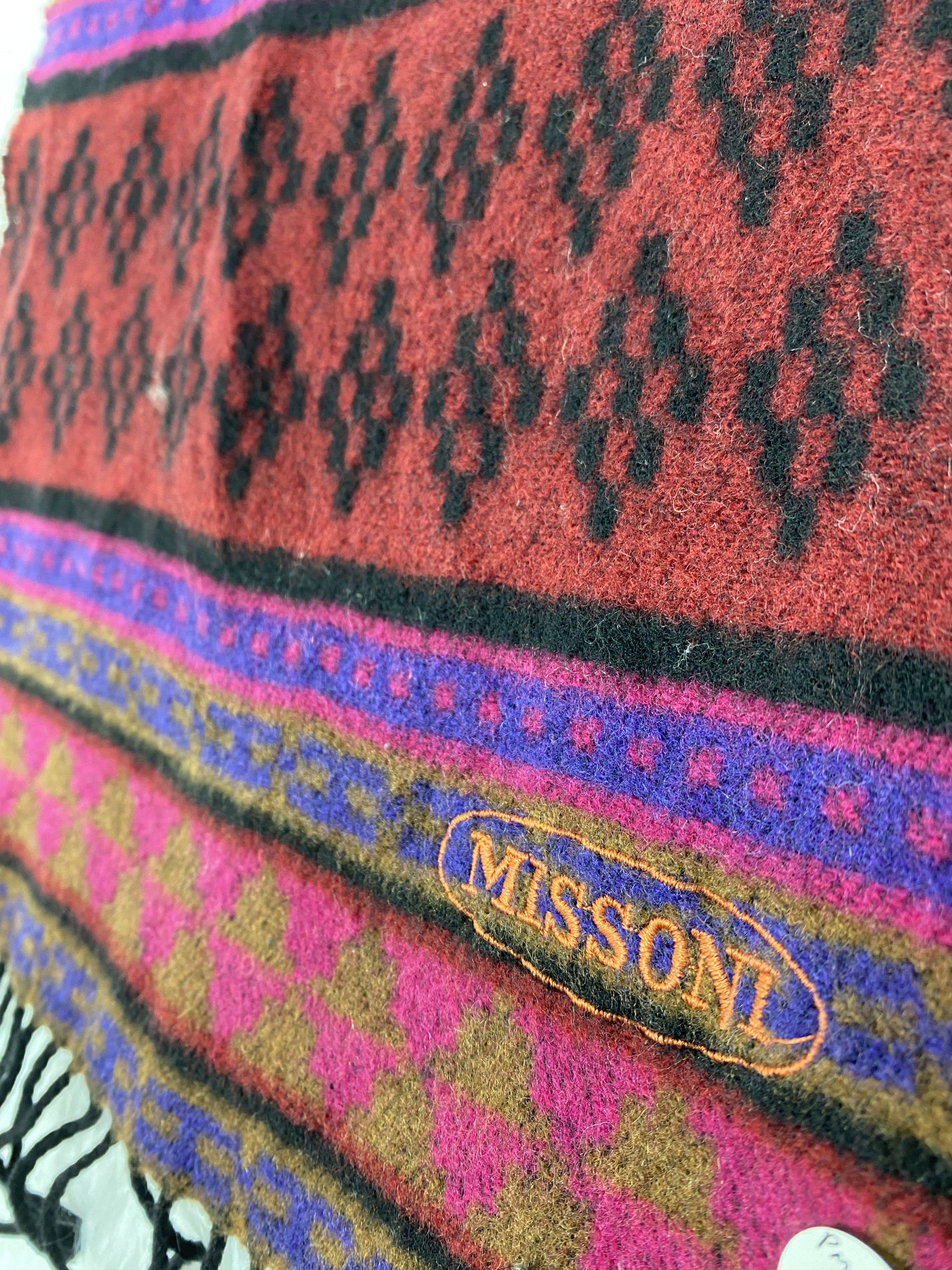 Missoni Vintage Missoni Scarf / Muffler Neckwear PM0136 Size ONE SIZE - 2 Thumbnail
