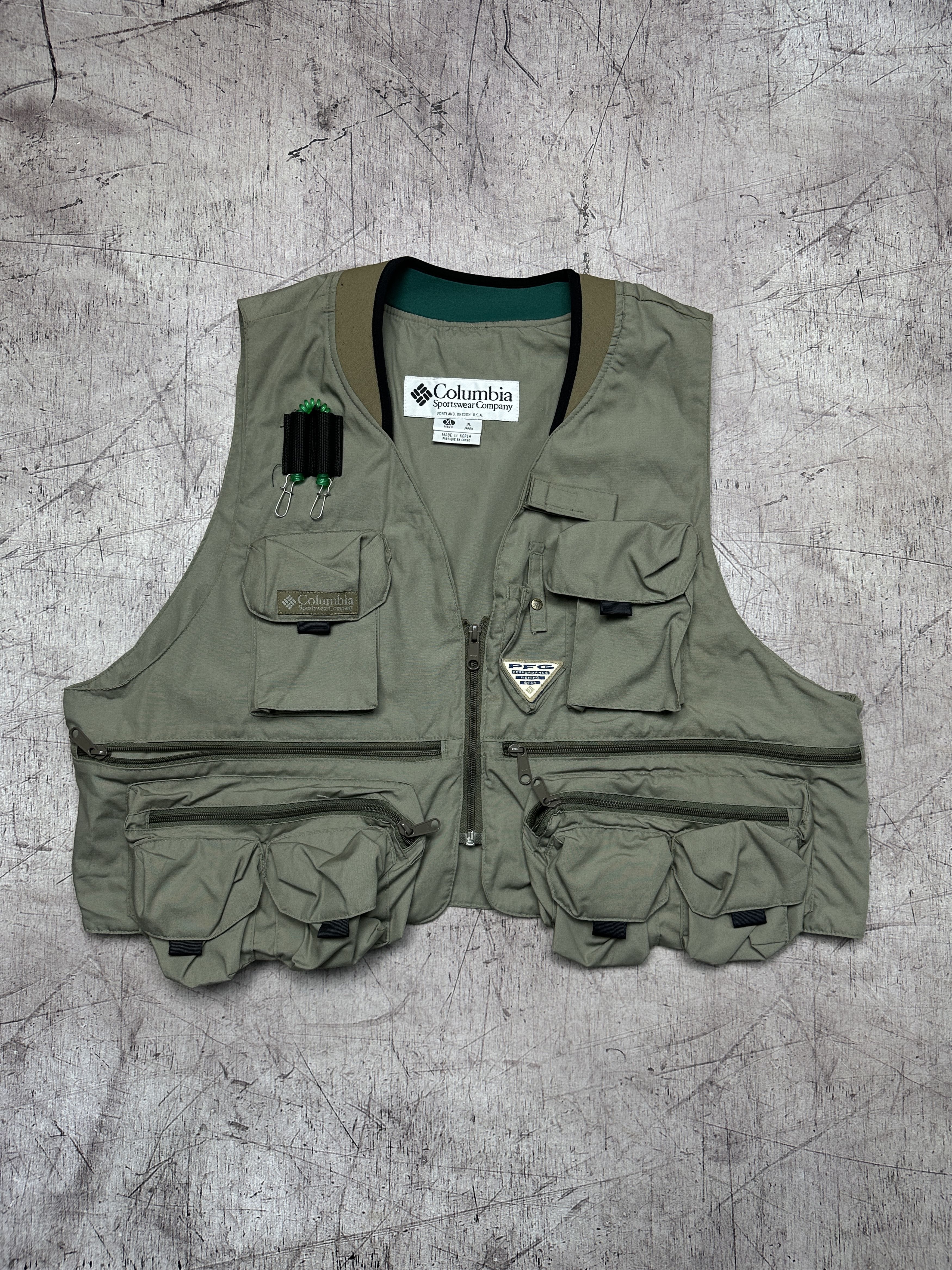Columbia Columbia Vintage Mens Fishing Vest Multi Pockets Size US XL / EU 56 / 4 - 1 Thumbnail