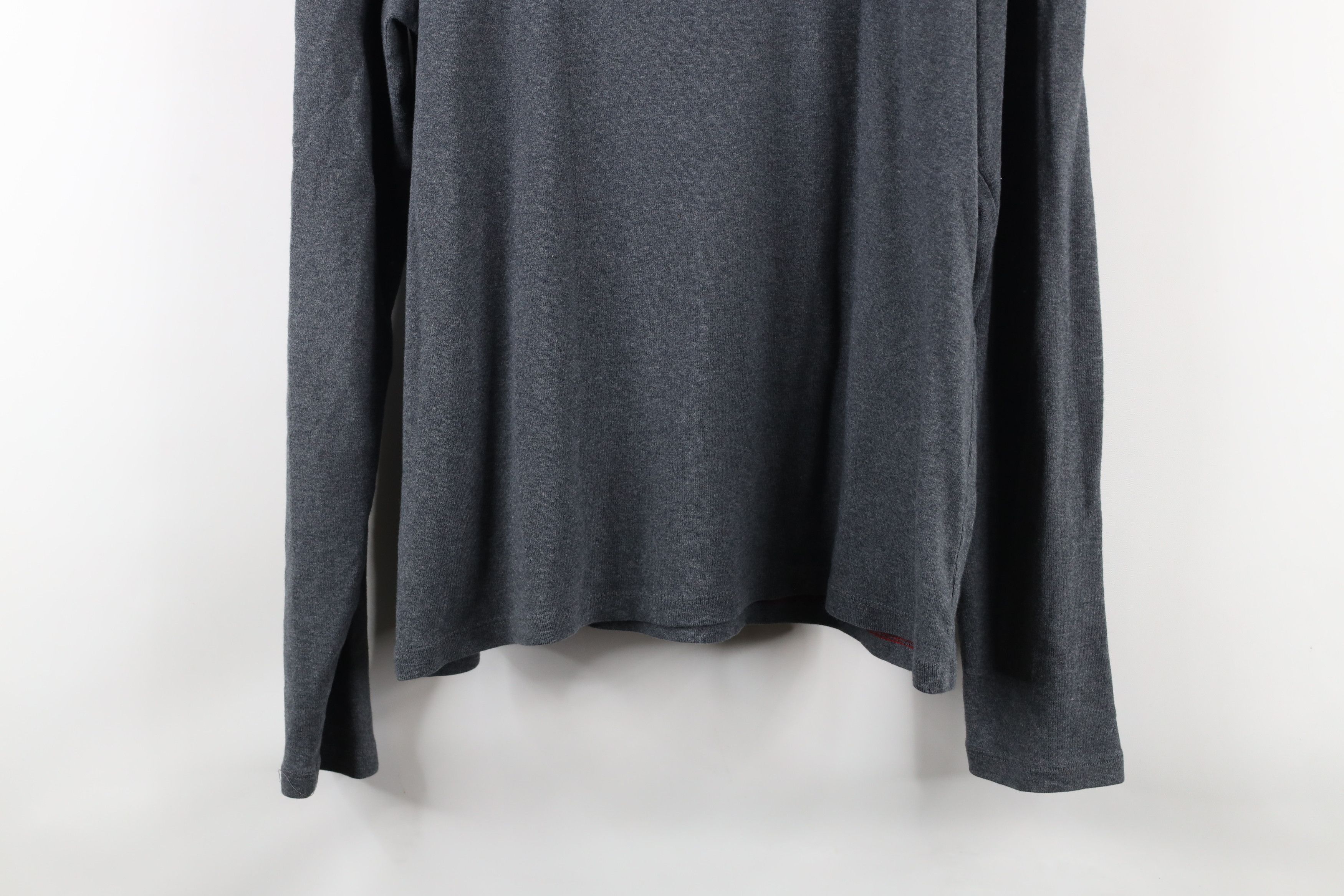 Gap Vintage 90s Gap Ribbed Knit Turtleneck T-Shirt Gray Cotton Size US L / EU 52-54 / 3 - 9 Thumbnail