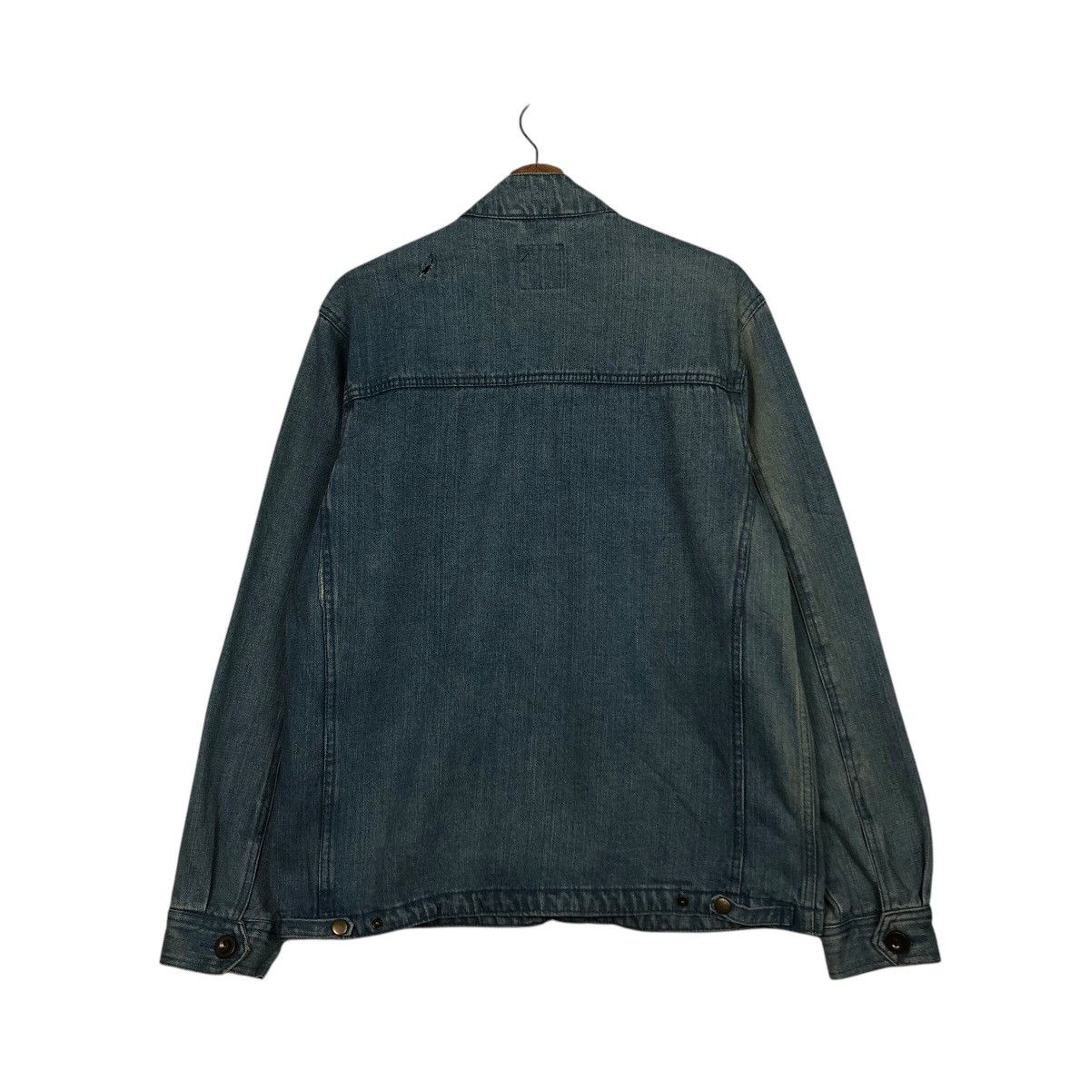 Japanese Brand 📌Vintage Biker Denim Jacket Person's Jeans Issey Miyake Size US L / EU 52-54 / 3 - 9 Thumbnail
