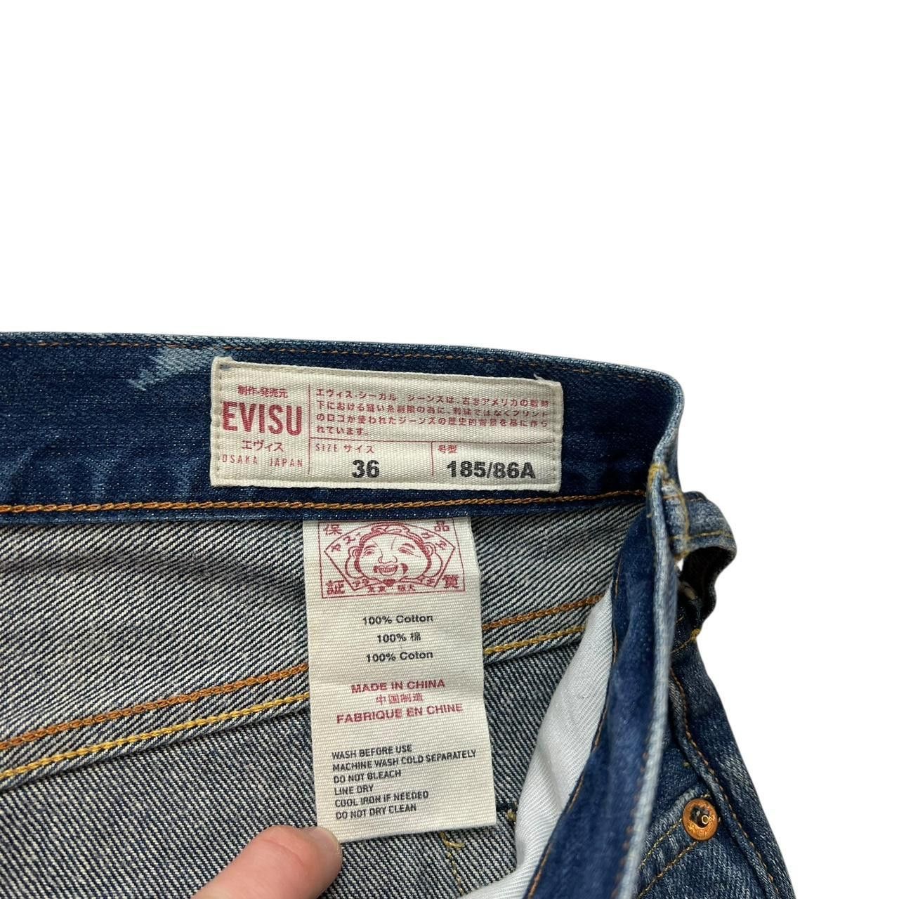 Evisu Vintage Evisu Gull Denim Shorts / Jorts - Waist: 40” Size US 40 / EU 56 - 5 Thumbnail