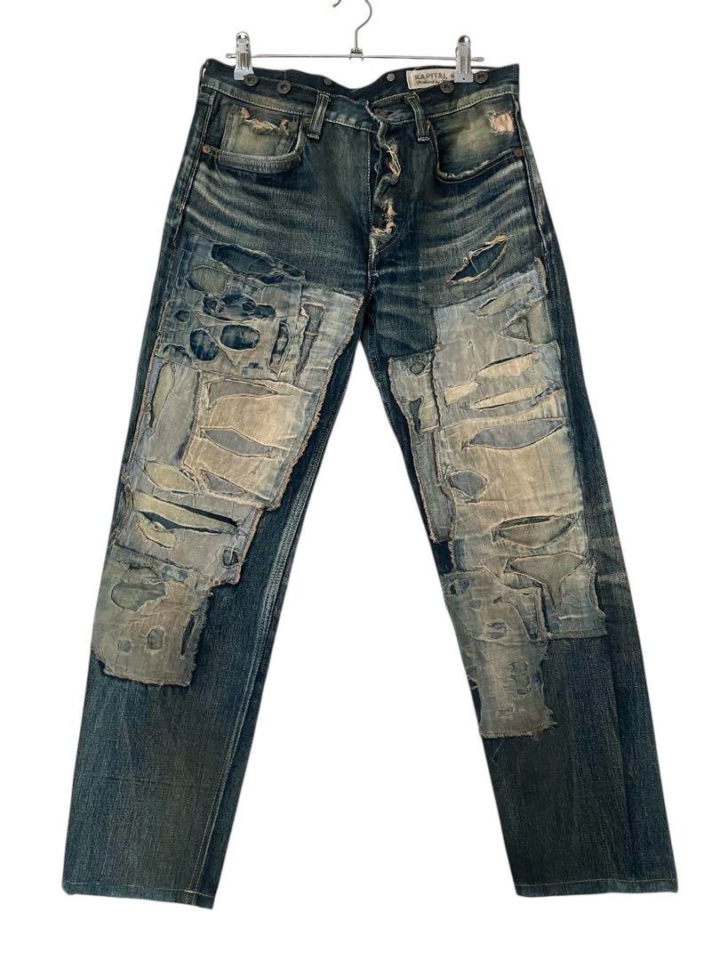 Kapital OG Kapital Repaired Boro Jeans Size US 30 / EU 46 - 1 Thumbnail