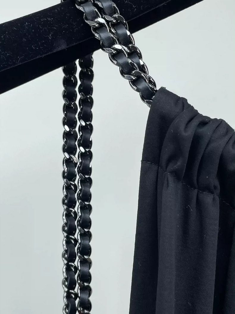 Chanel Chanel Black chain dress Size XS / US 0-2 / IT 36-38 - 3 Thumbnail