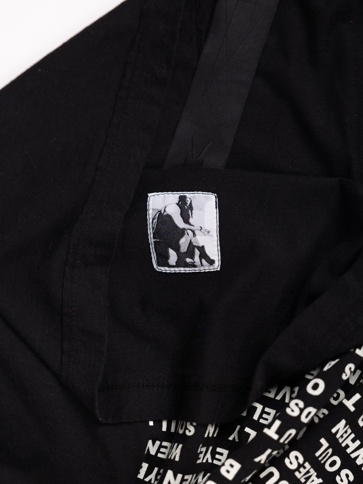Rick Owens × Rick Owens Drkshdw Rick Owens DRKSHDW Script Tee Size US S / EU 44-46 / 1 - 4 Thumbnail
