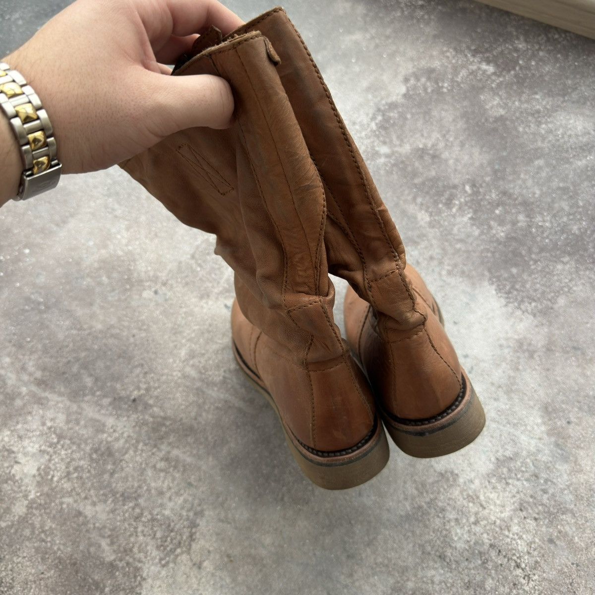 Dirk Bikkembergs × Vintage Dirk Bikkembergs Vintage Ankle Boots (Demeulemeester style) Size US 8 / IT 38 - 11 Thumbnail