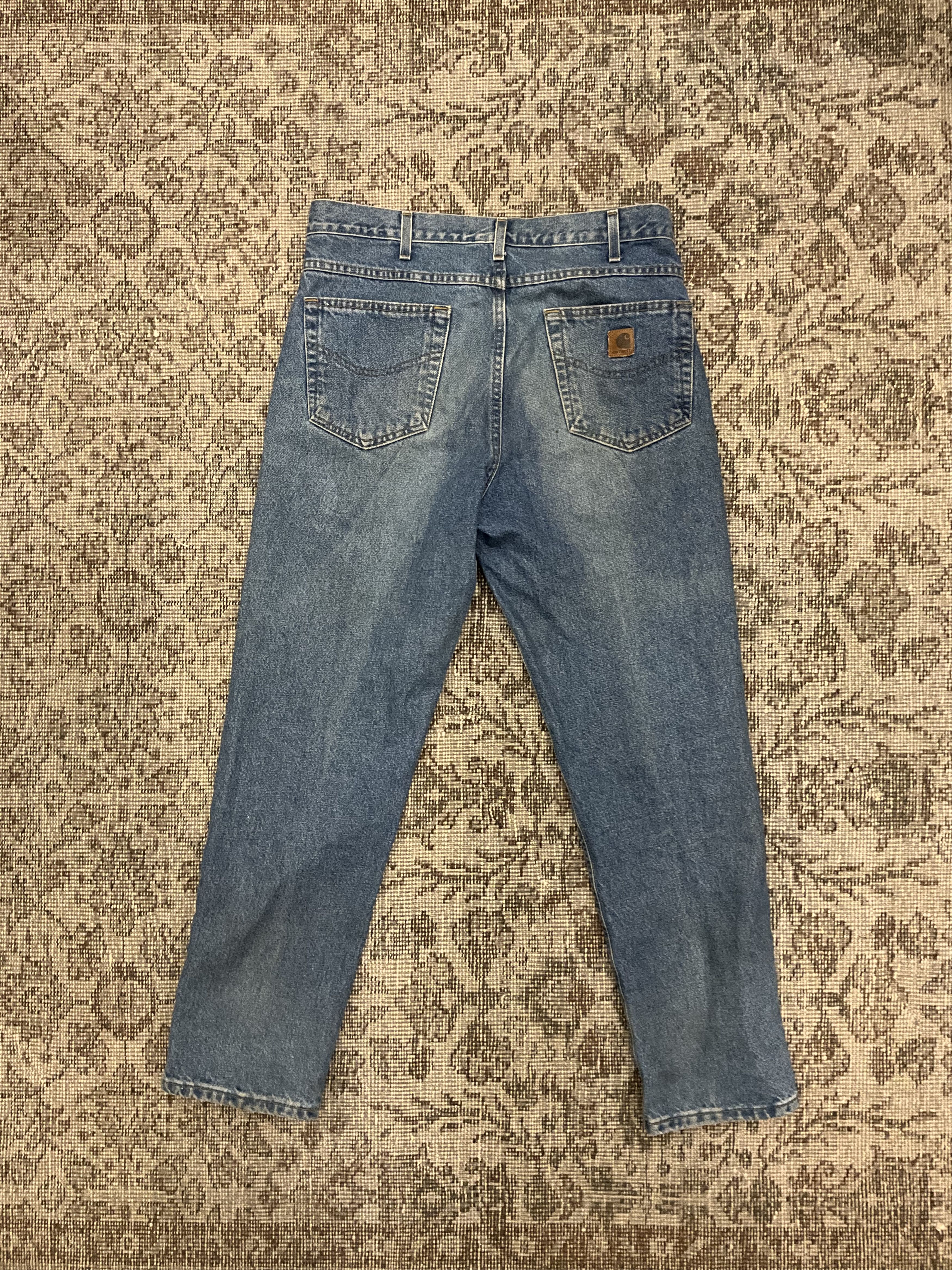 Carhartt Carhartt Vintage Denim Jeans Light Blue Made in Mexico W35 Size US 35 - 3 Thumbnail