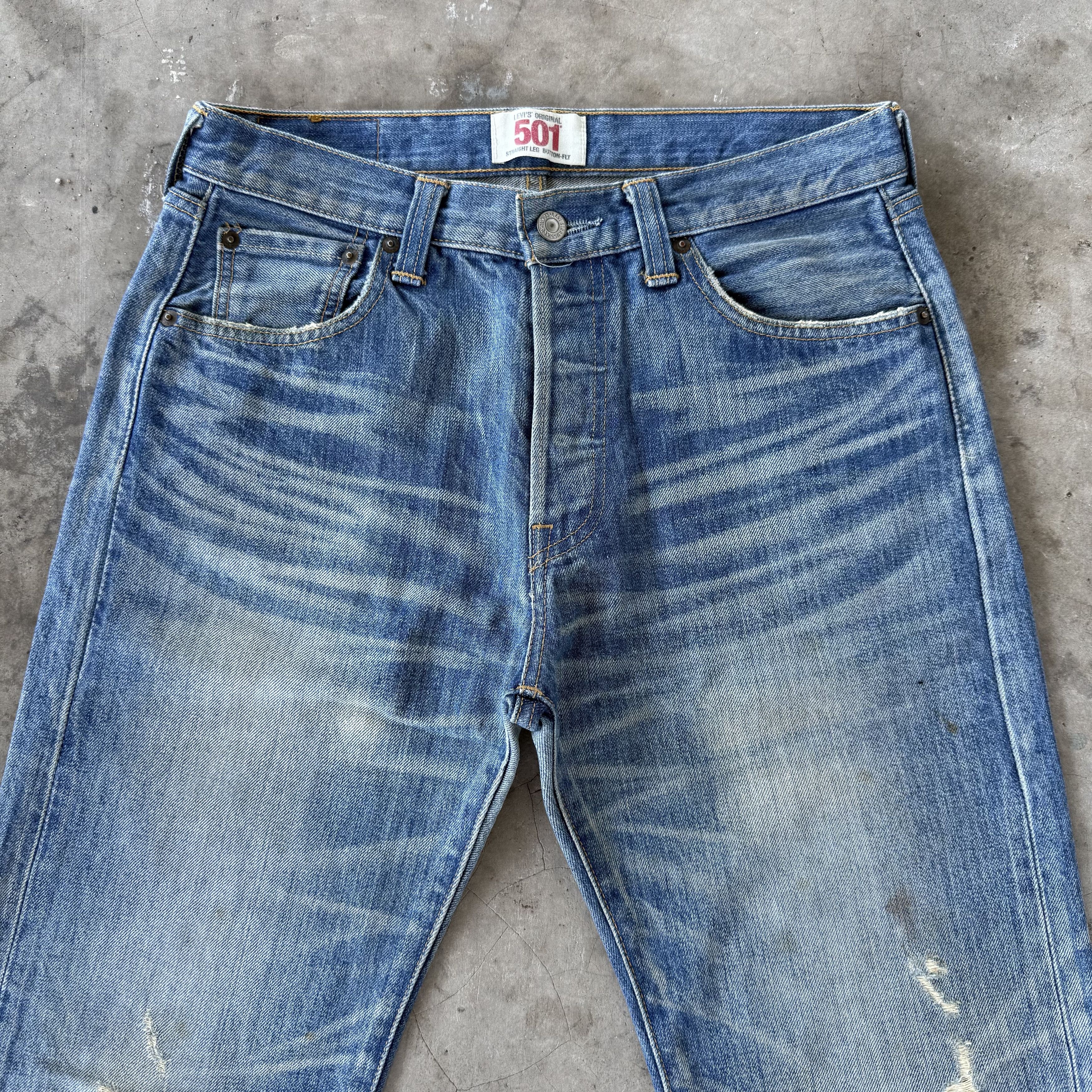 Levi's Vintage Levi's 501 Button Fly Size US 30 / EU 46 - 4 Thumbnail