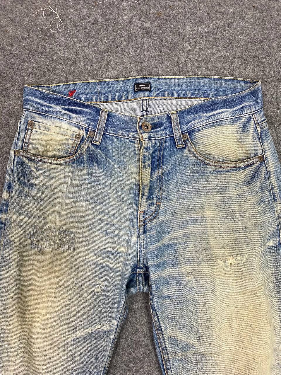 Japanese Brand united arrow green label relaxing distressed denim Size US 32 / EU 48 - 7 Thumbnail