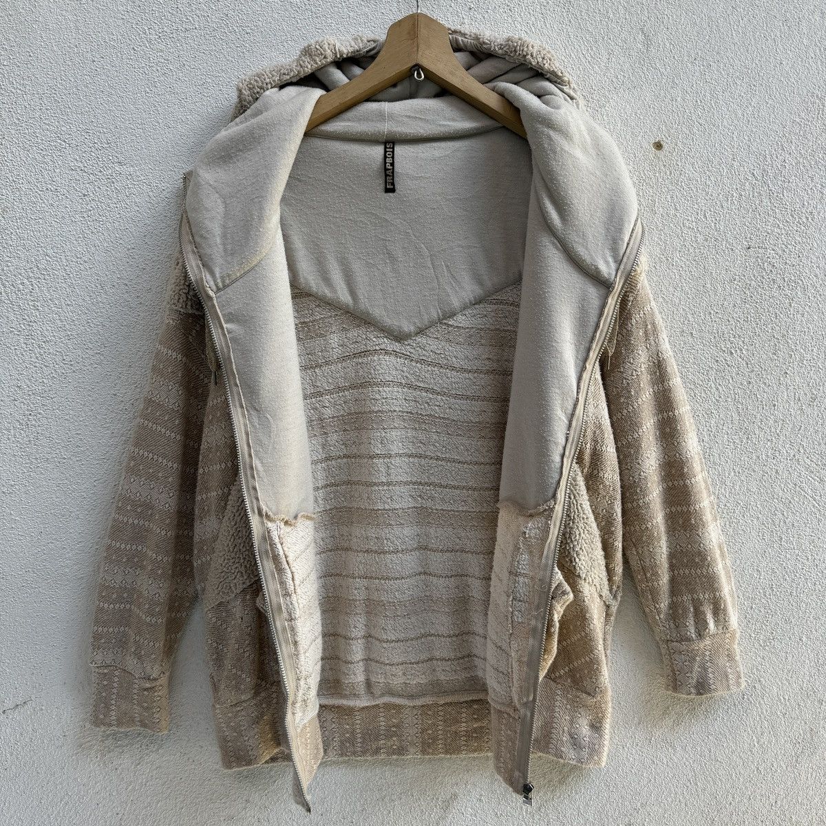 Frapbois Frapbois Zip Up Sherpa Hoodie Size US M / EU 48-50 / 2 - 7 Thumbnail