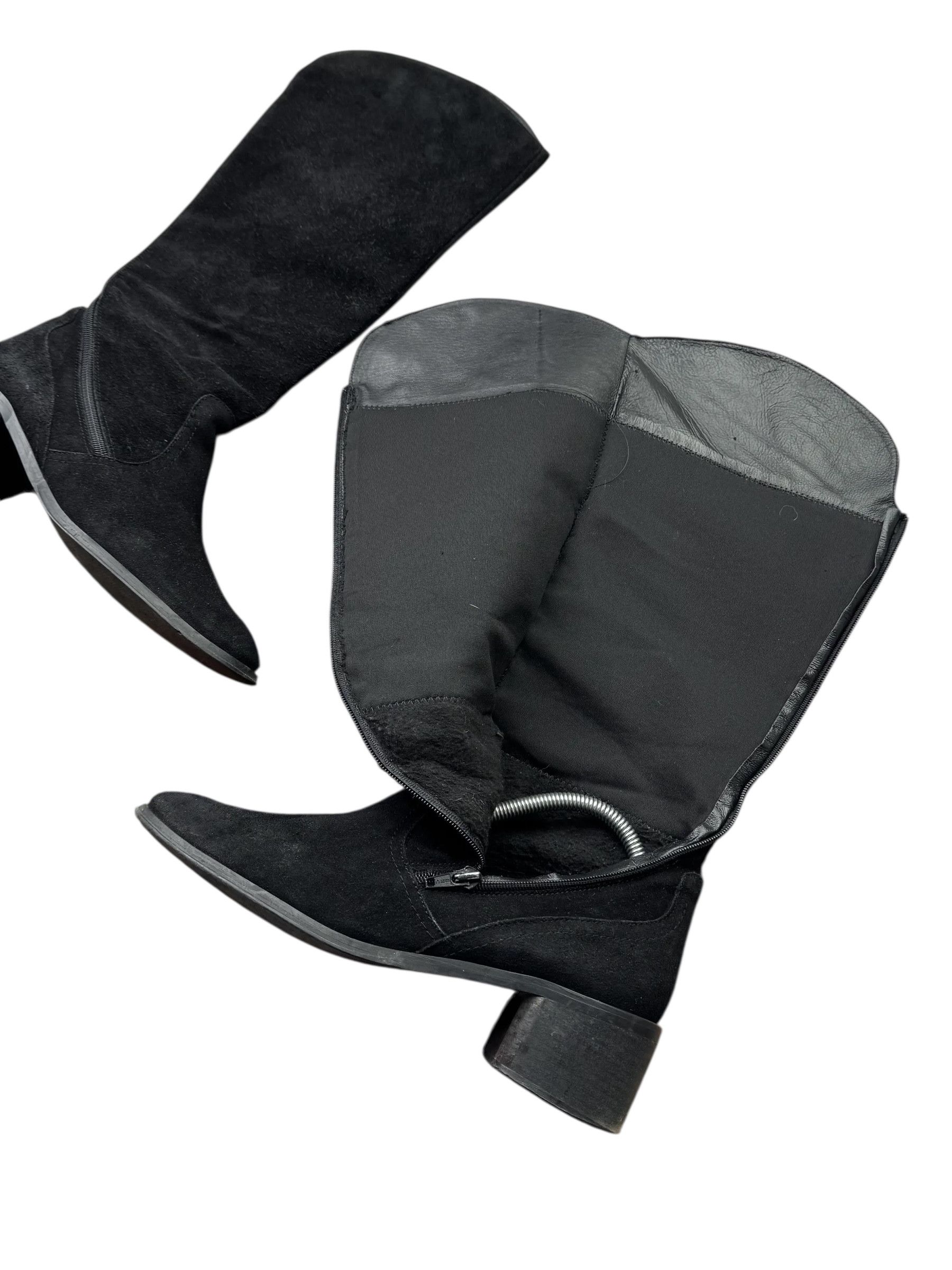 Other Y2K Suede Boots(V217) Size US 9.5 / EU 42-43 - 2 Thumbnail
