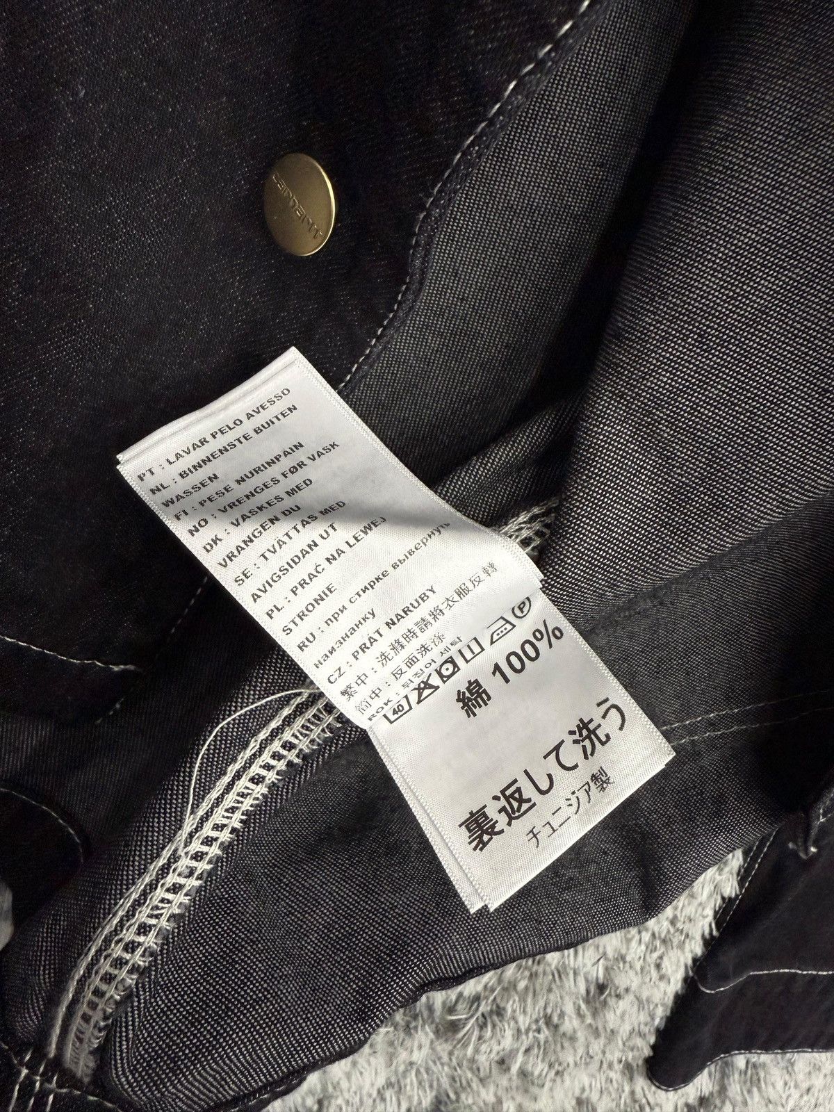 Carhartt Carhartt Wip Black new Jacket Denim Size US M / EU 48-50 / 2 - 6 Thumbnail