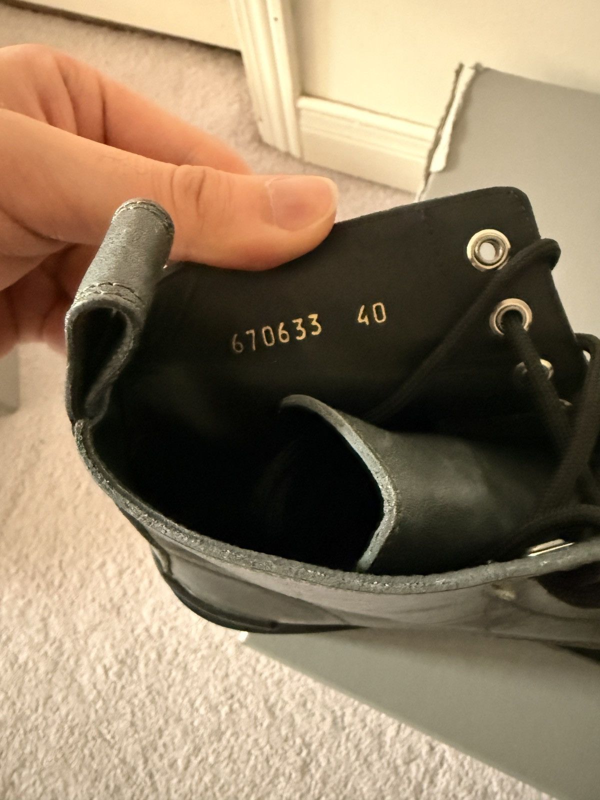 Balenciaga Balenciaga Striker Boots Distressed Leather Size US 7 / EU 40 - 5 Thumbnail