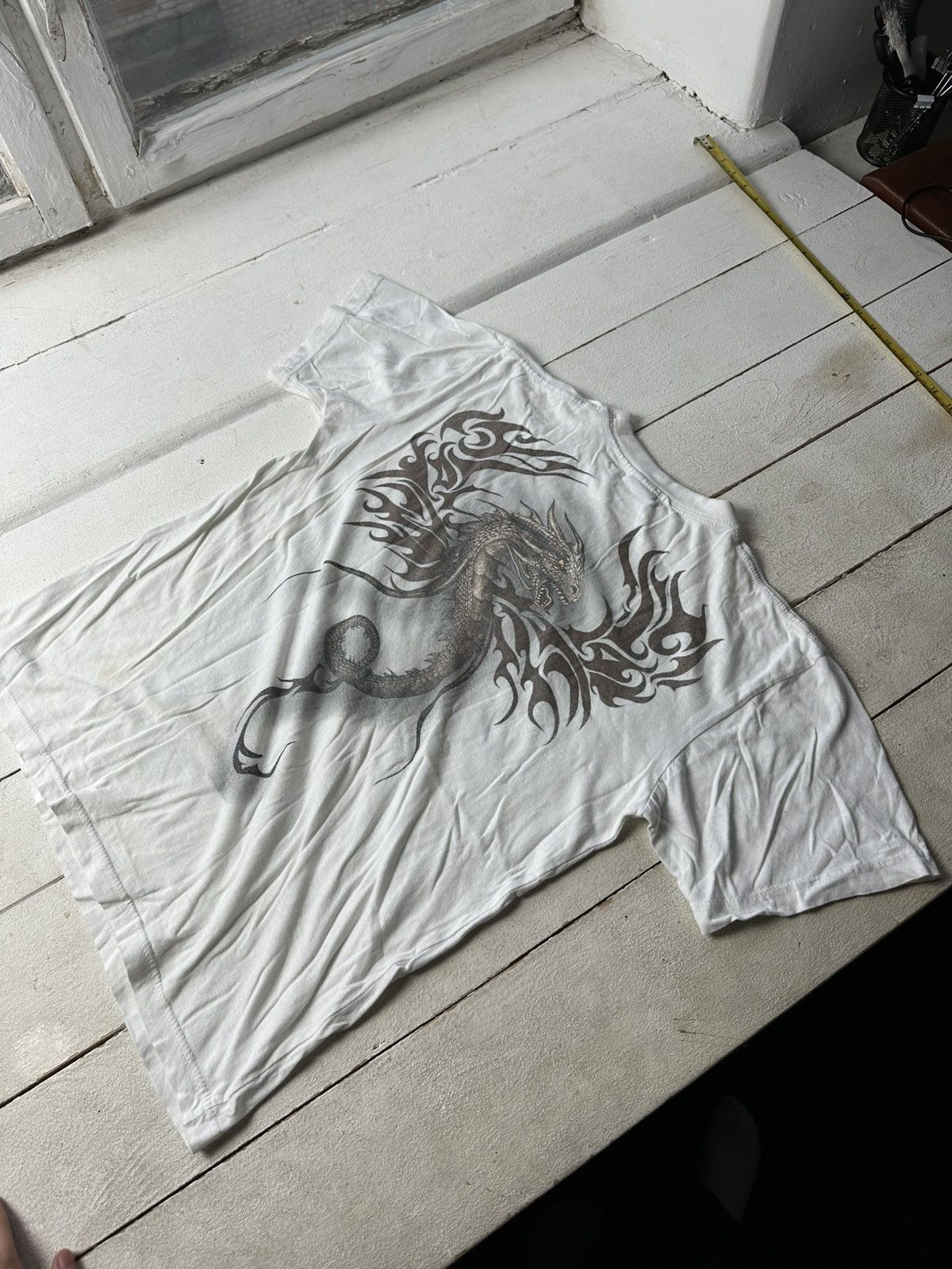 Other SPIRAL🚨 Y2K GRAGON OVERPRINT AVANTGARDE OPIUM TEE BOXY S Size US M / EU 48-50 / 2 - 10 Thumbnail
