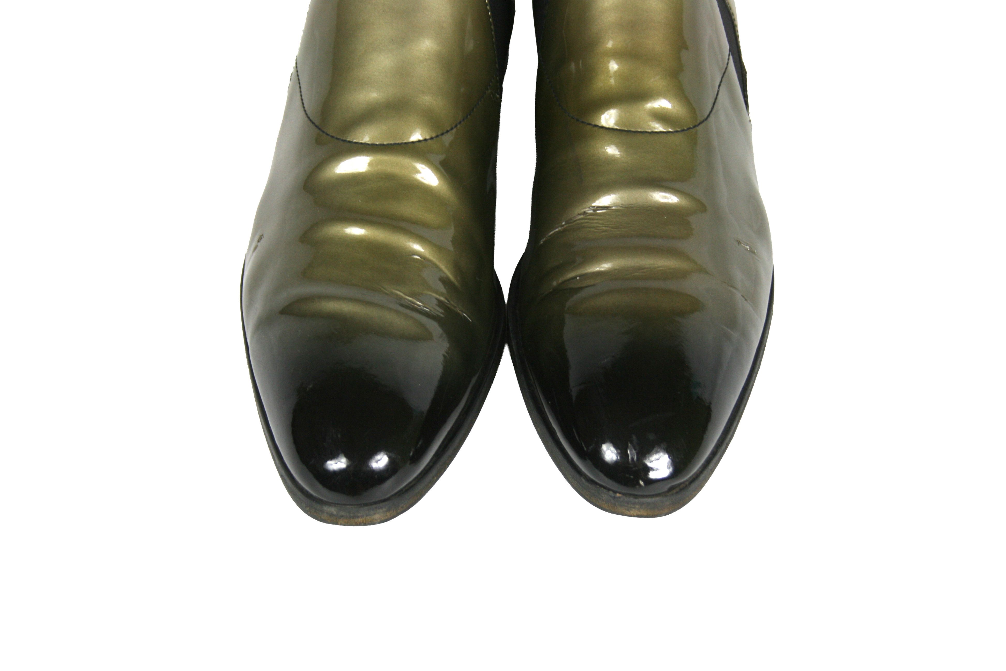 Prada 00S Gradient Patent Leather Dress Shoes Vintage Size US 8.5 / IT 38.5 - 5 Thumbnail