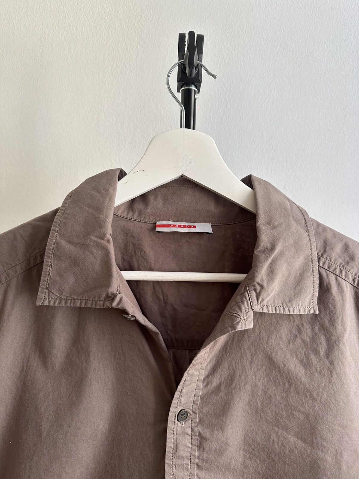 Prada Prada Vintage Sport Collection Luxury Short Sleeve Shirts Size US S / EU 44-46 / 1 - 2 Thumbnail