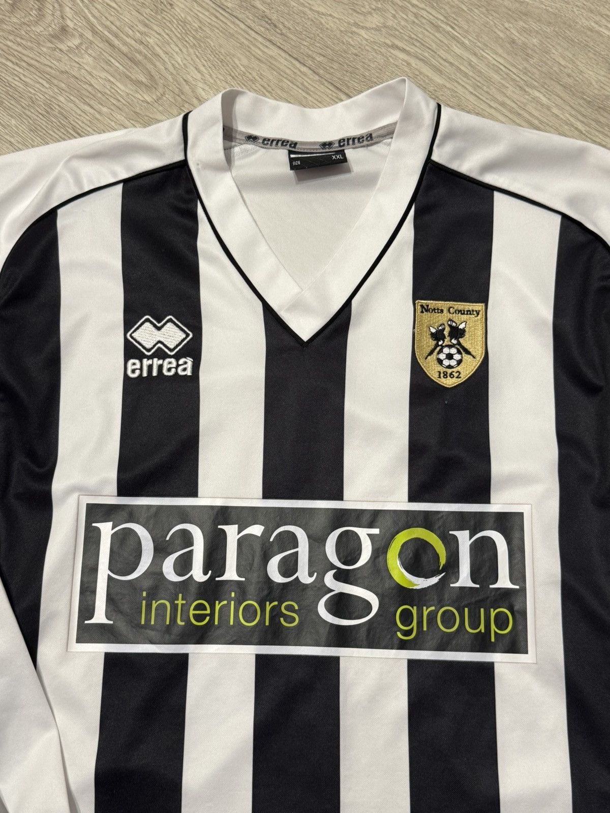 Vintage Vintage Errea Notts County 2005/06 Long Sleeve Soccer jersey Size US XXL / EU 58 / 5 - 5 Thumbnail