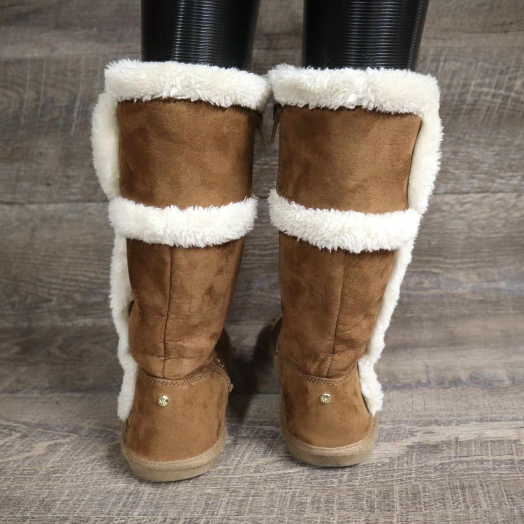 Michael Kors Michael Kors Boots Women Winter Suede Zip Lined Fleece Brown US 3 Mens? Size XS / US 0-2 / IT 36-38 - 4 Thumbnail