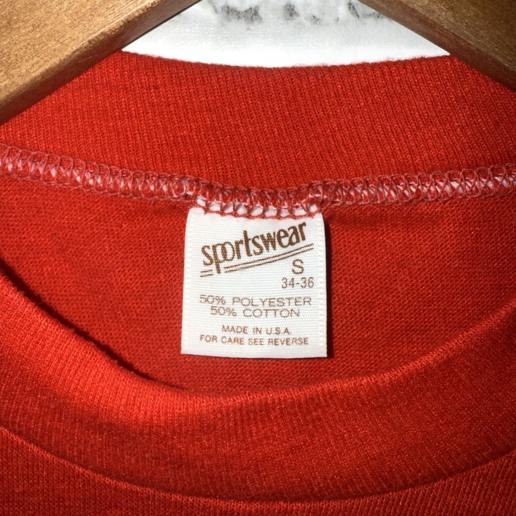 Vintage VTG Sportswear The Man Who Came To Dinner Graphic Tee Mens S Single Stitch USA Shirt Red USA Mens S Size US S / EU 44-46 / 1 - 4 Thumbnail