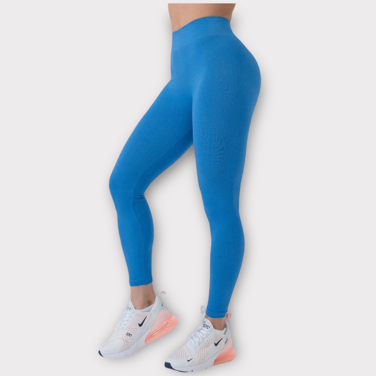Kohl's JoyLab | High-Rise Ribbed Seamless Leggings | Blue | Medium Size 30" / US 8 / IT 44 - 10 Thumbnail