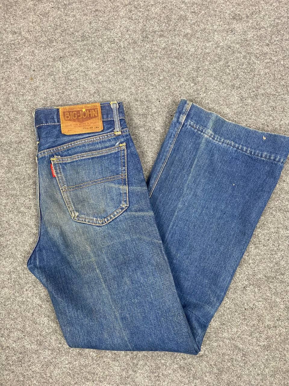Big John vintage big john bootcut flare denim nice design Size US 31 - 2 Thumbnail