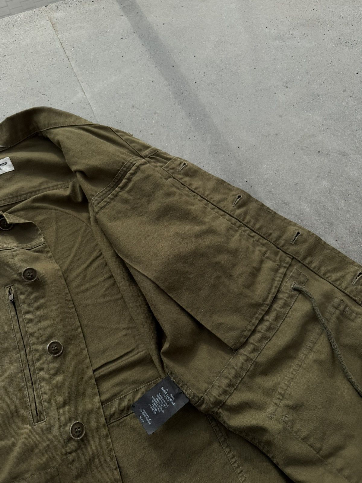 Hedi Slimane × Saint Laurent Paris × Yves Saint Laurent HEDI SLIMANE Saint Laurent sweet dreams SLP Military Jacket Size US L / EU 52-54 / 3 - 8 Thumbnail