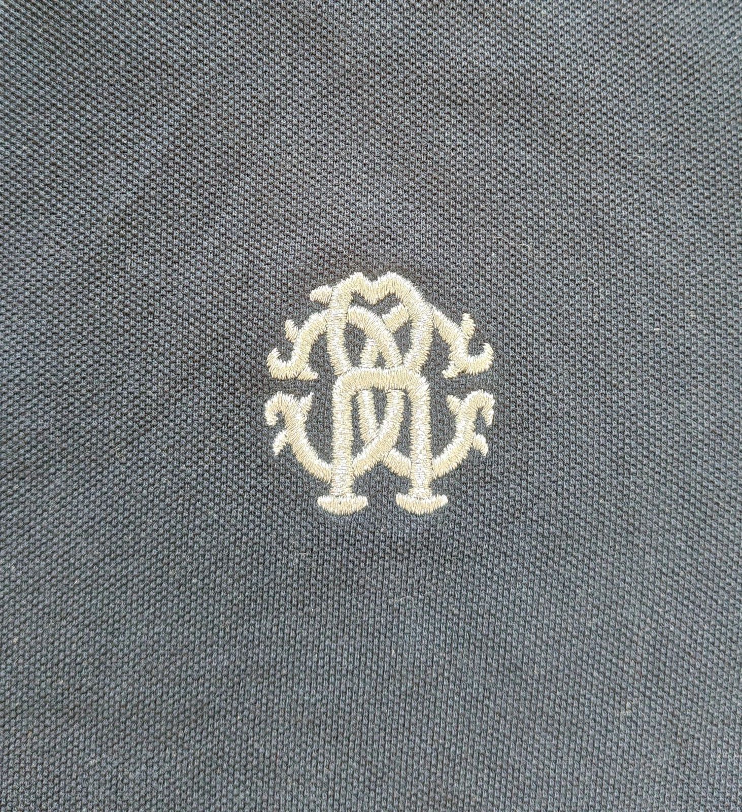 Roberto Cavalli Robert Cavalli RC Monogram-Embroidered Polo Shirt T / 6002 Size US XL / EU 56 / 4 - 3 Thumbnail