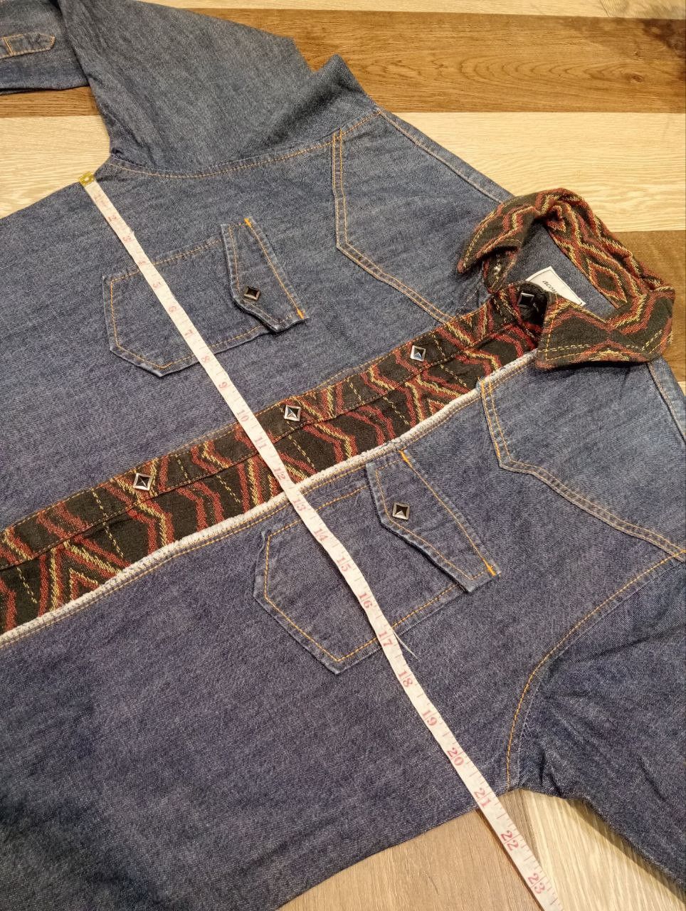 Japanese Brand ACOUSTIC JAPAN BLUE DENIM SHIRT Size US S / EU 44-46 / 1 - 11 Thumbnail