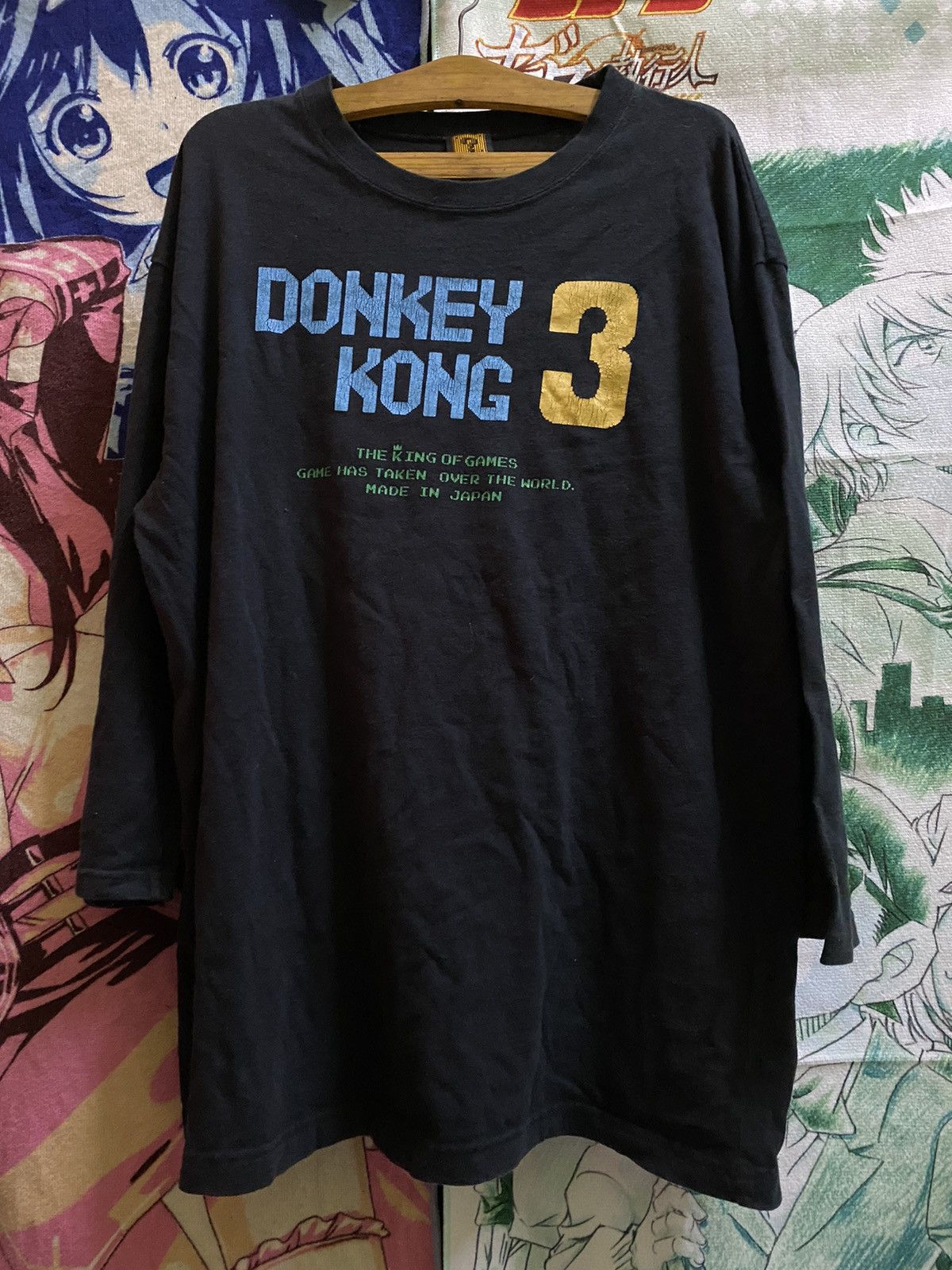 Playstation × Vintage Vintage Donkey Kong 3 quarter Tee Size US L / EU 52-54 / 3 - 2 Thumbnail
