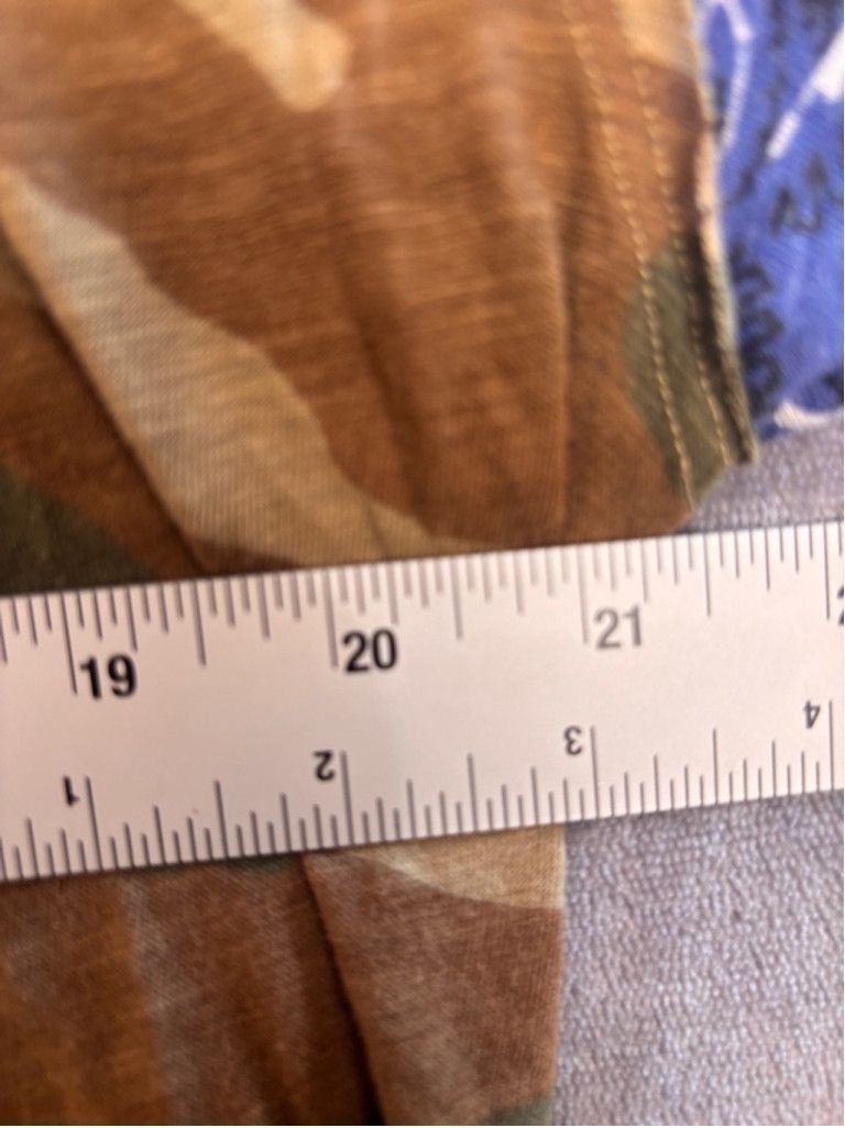 Free People Women's We The Free Camo T-Shirt XS Brown Blue Size XS / US 0-2 / IT 36-38 - 3 Thumbnail