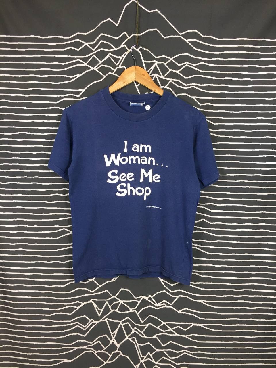 Hanes × Vintage Vtg Y2K I Am Women.. See Me Shop Funny Sarcastic Tee Size US S / EU 44-46 / 1 - 1 Thumbnail